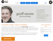 Tablet Screenshot of geoffmoore.com